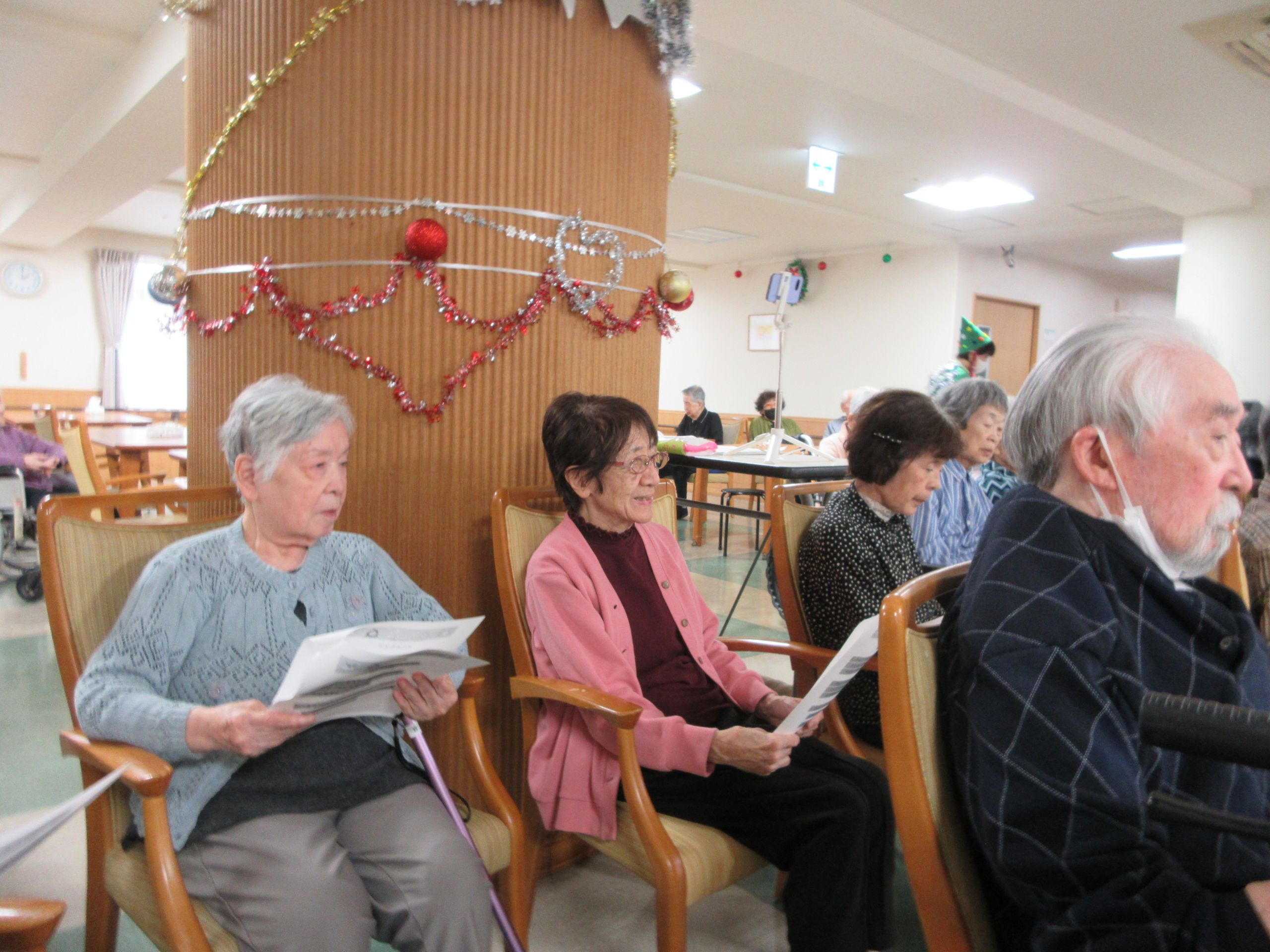 ニチイホーム稲城クリスマス会2