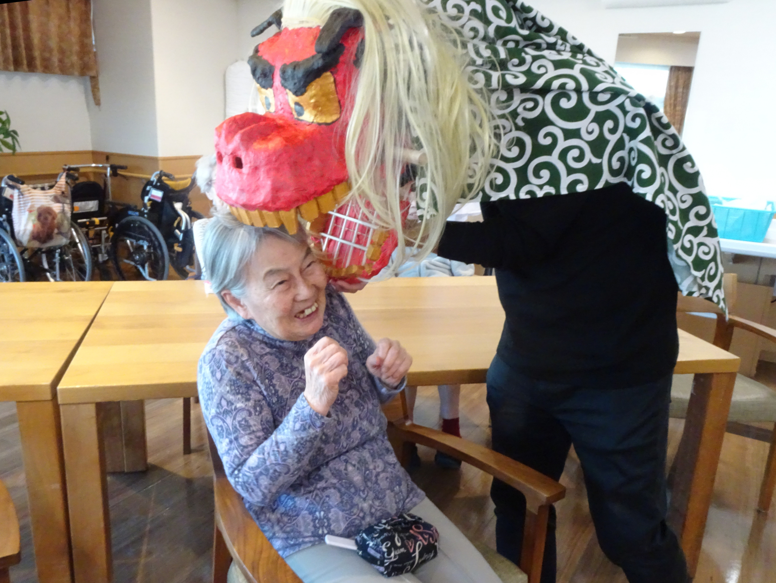 ニチイホーム中馬込獅子舞1