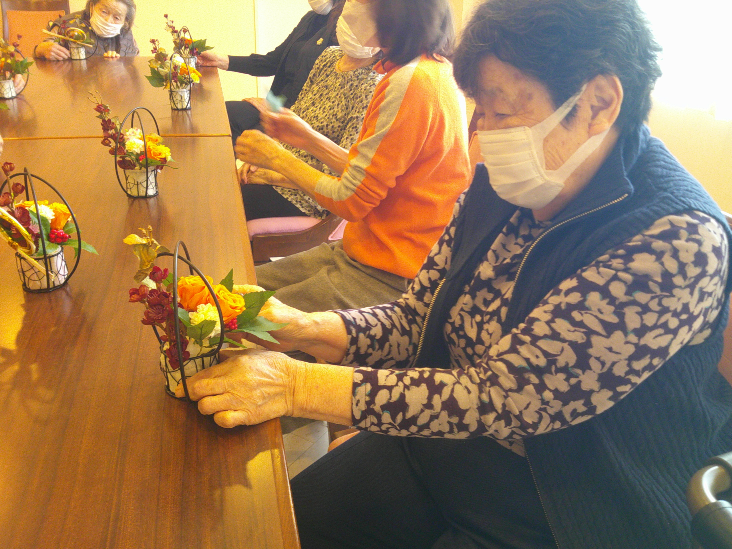 ニチイメゾン稲毛プリザーブドフラワー１