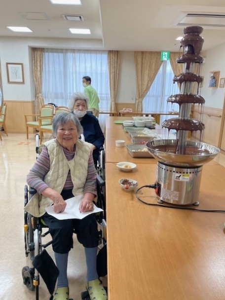 チョコレートフォンデュ-2　ニチイホームはるひ野Ⅱ番館