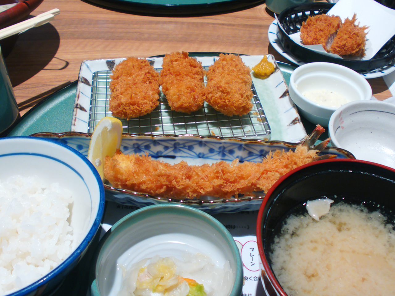 とんかつ屋さんに行きました-3 ニチイホーム東浦和