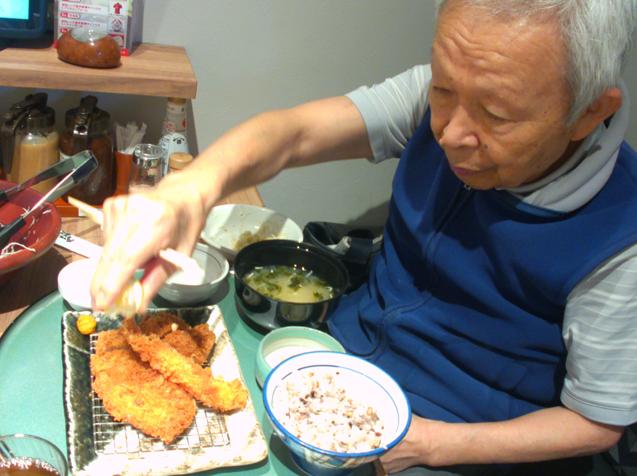 とんかつ屋さんに行きました-4 ニチイホーム東浦和