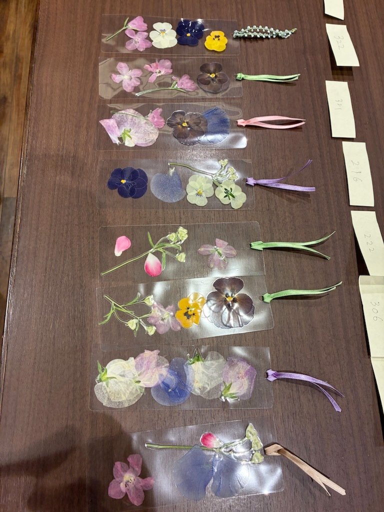 ブローチ・しおり作成-5　ニチイホーム碑文谷