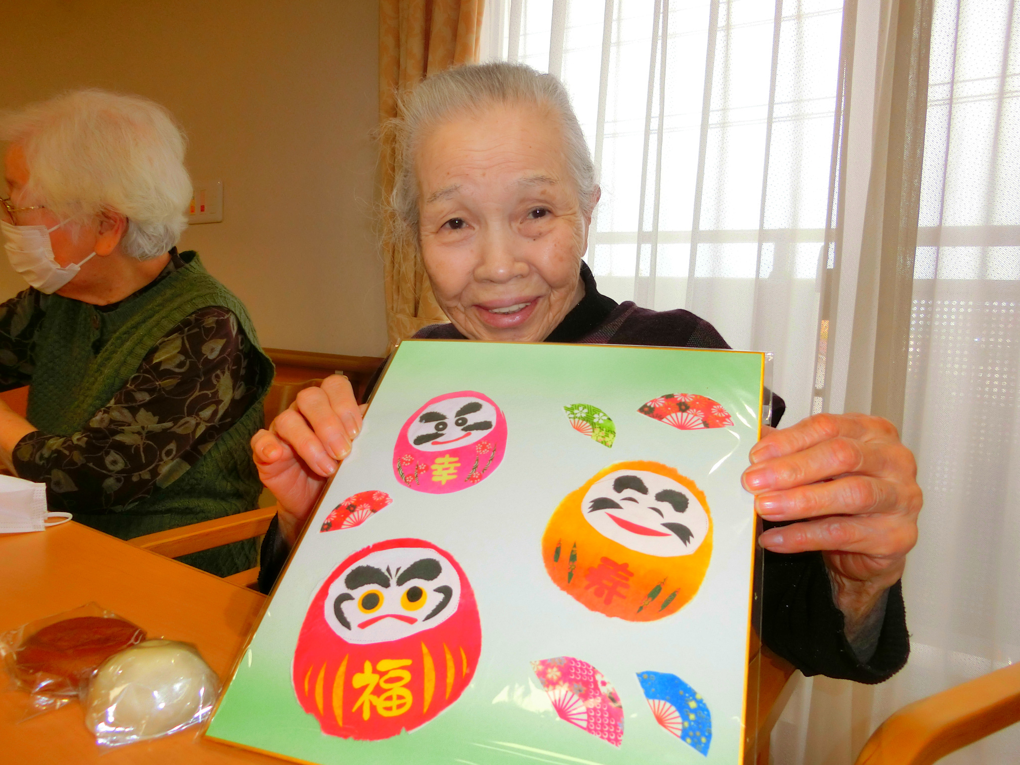 ちぎり絵教室-3 ニチイホーム星ヶ丘