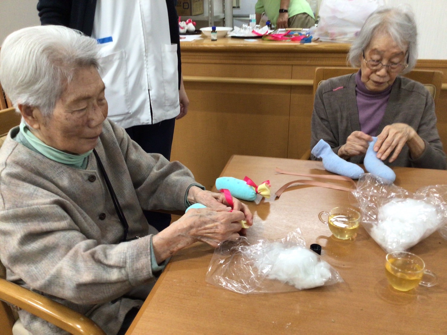 シューズキーパー作り-5　ニチイホーム板橋徳丸