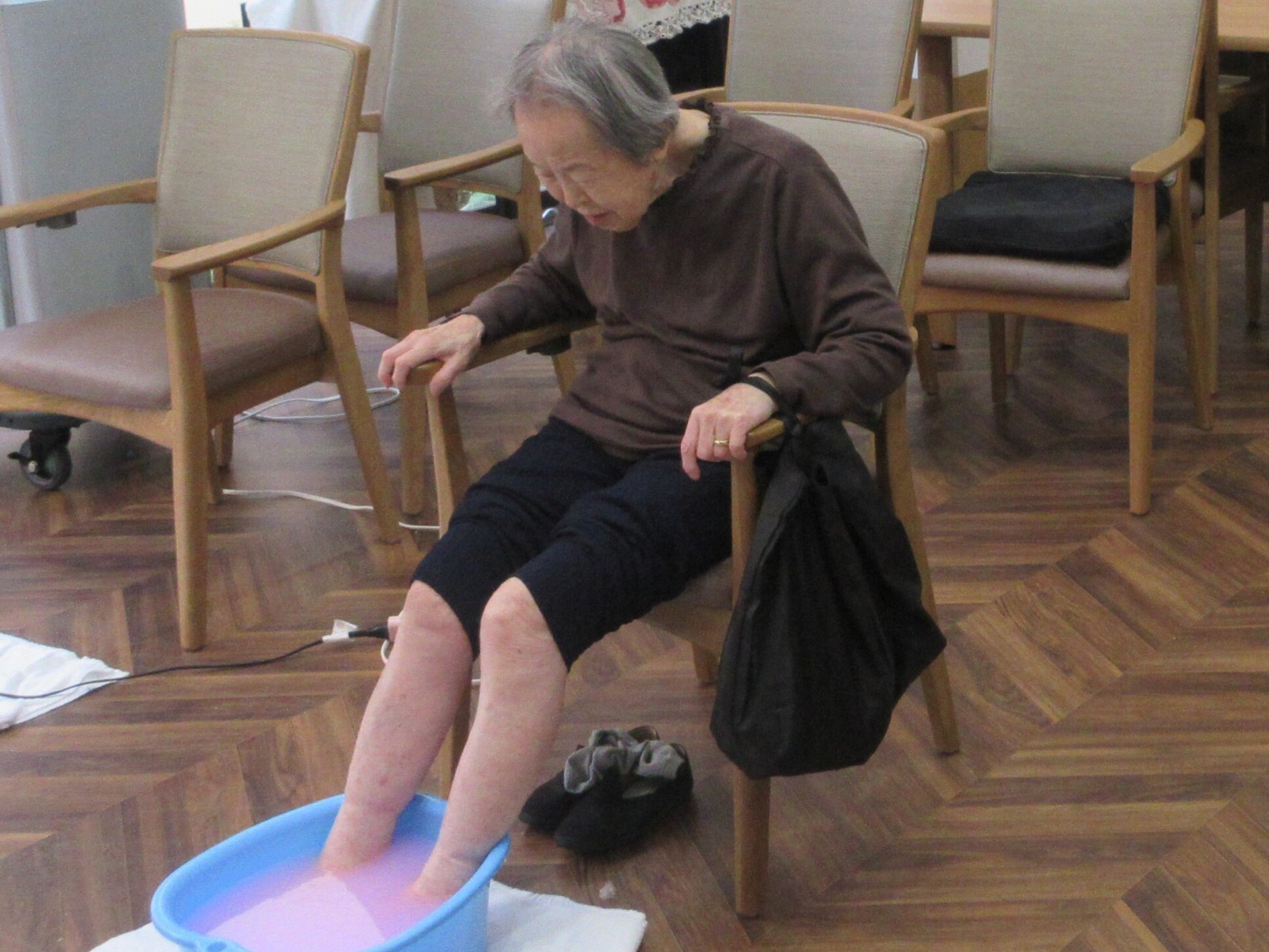 足湯-2　ニチイホーム国立