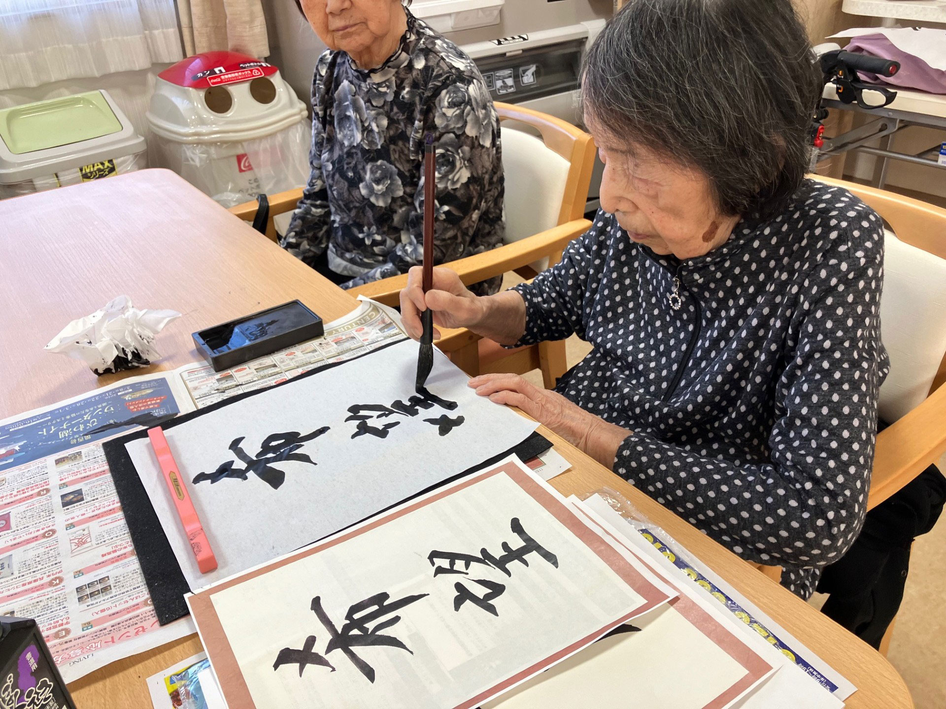 書初め-5 ニチイメゾン栗東