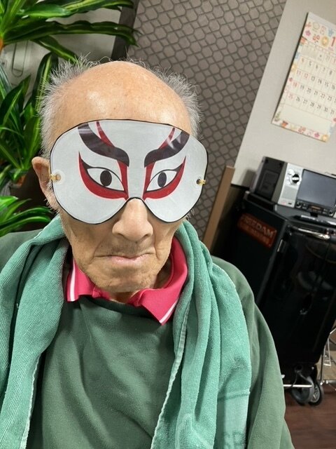 新春!福笑い大会-5 ニチイメゾン南草津Ⅱ番館