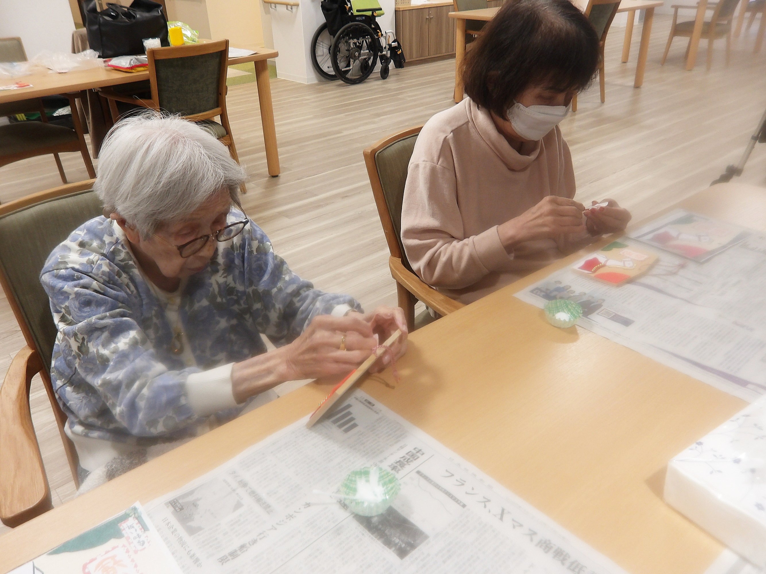 絵馬づくり教室-3　ニチイホーム南大井