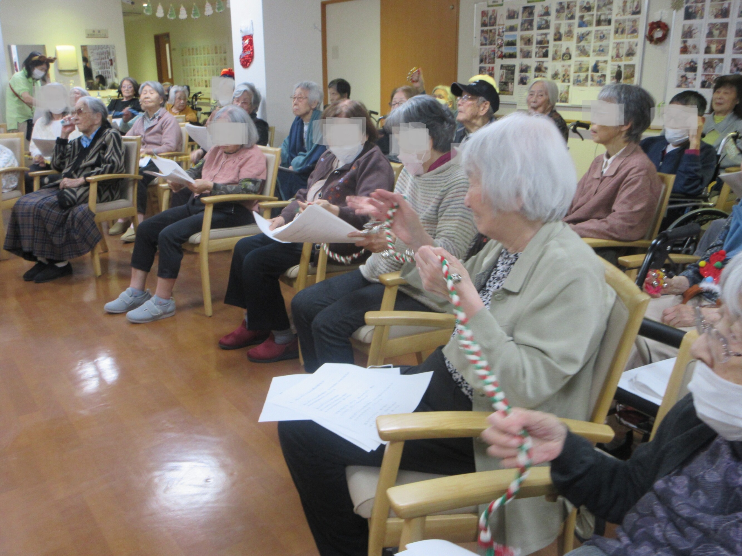 クリスマス会・ケーキイベント-2　ニチイホーム南大泉