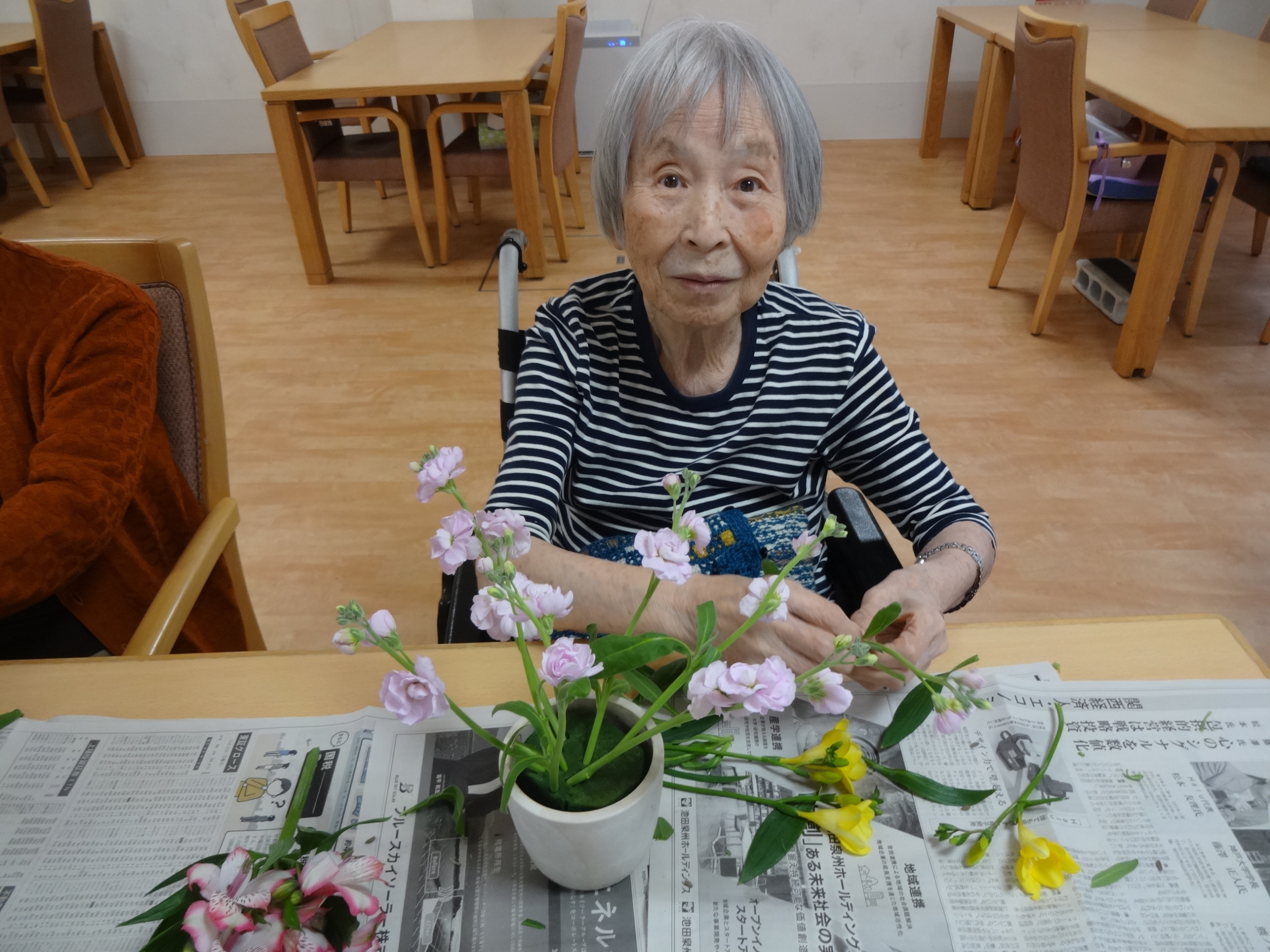 フラワーアレンジメント-2 ニチイホーム元住吉