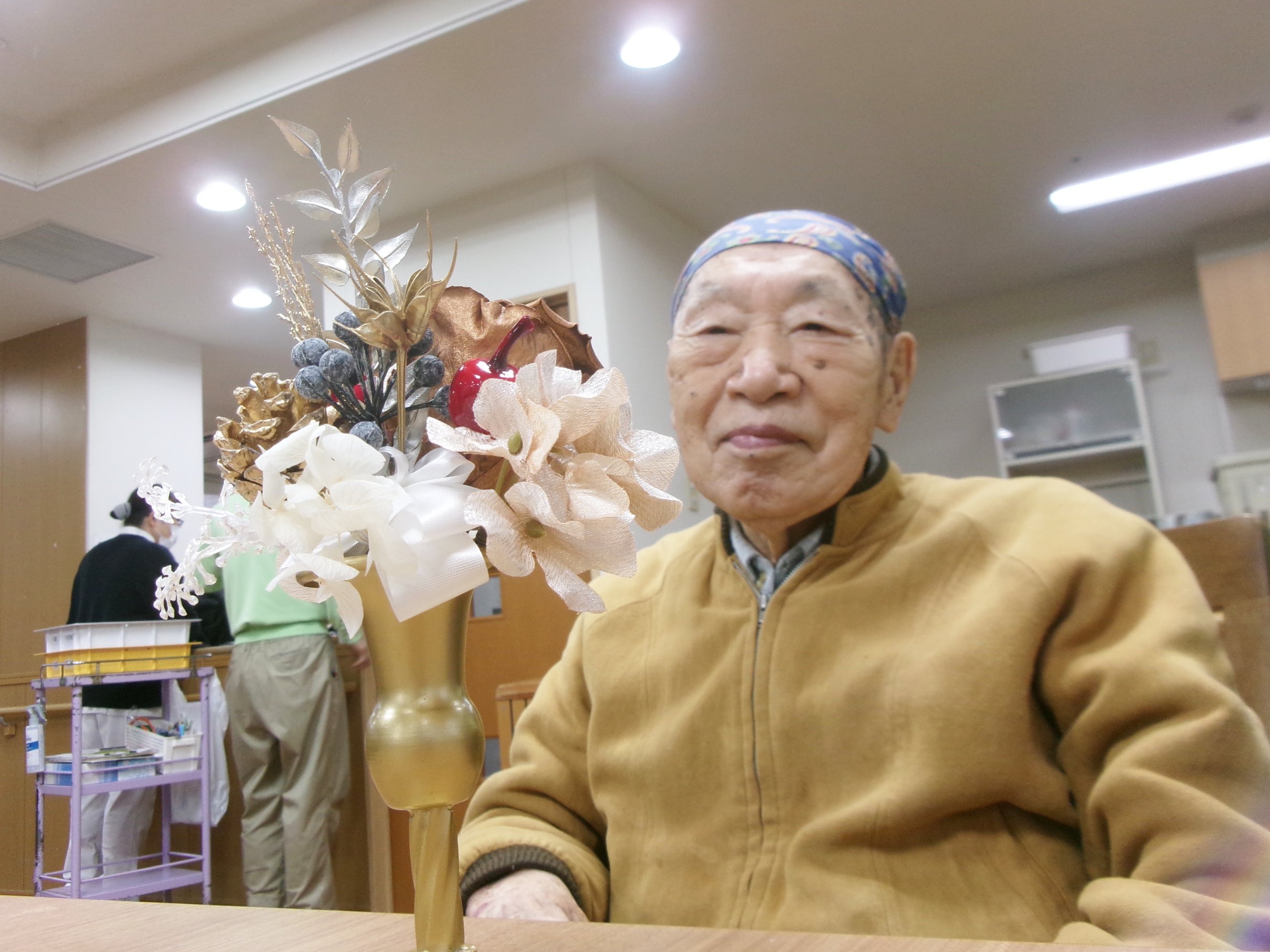 プリザーブドフラワー~クリスマスver.~-5 ニチイホーム登戸