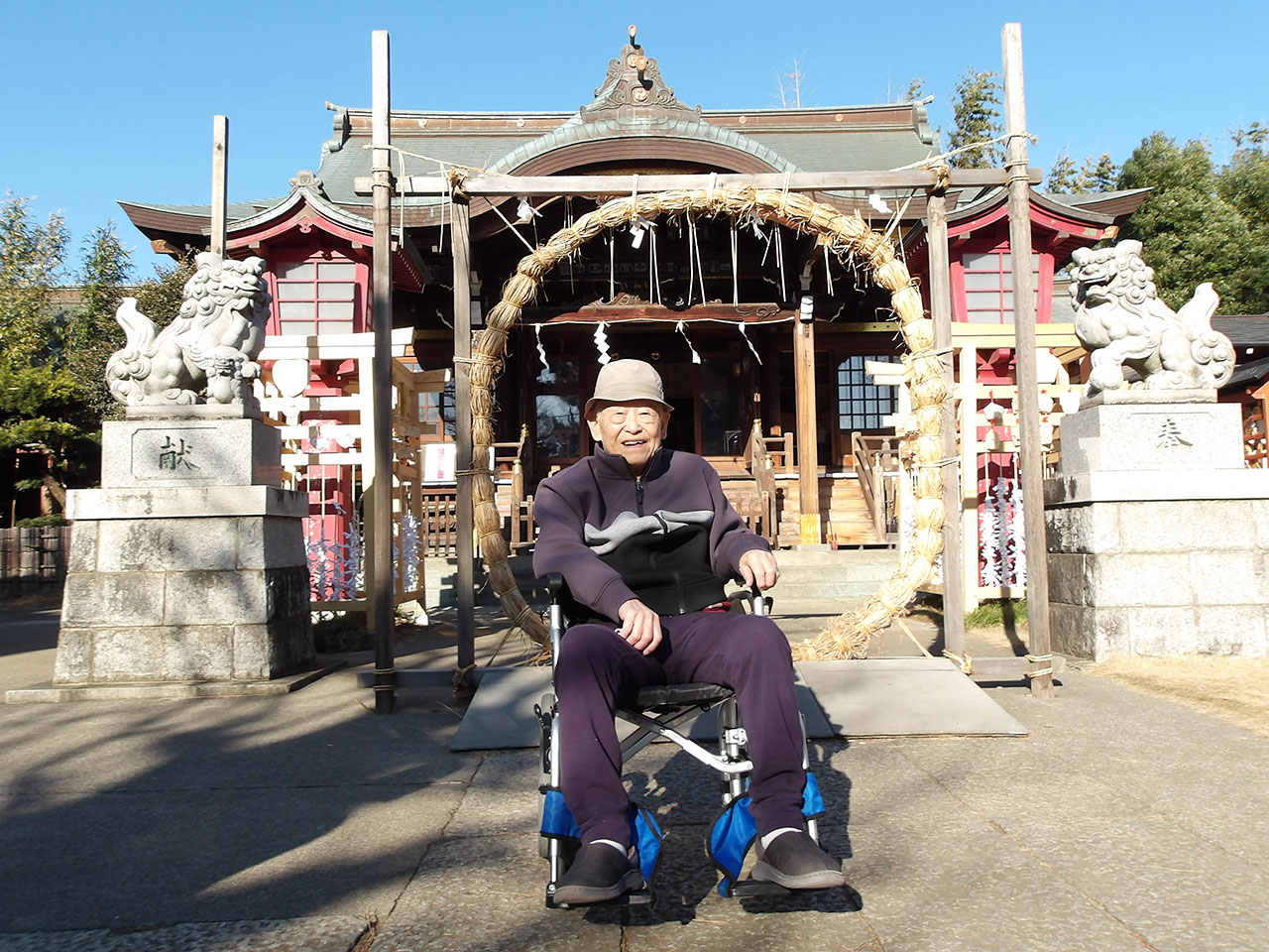 初詣へ-1 ニチイホーム野方