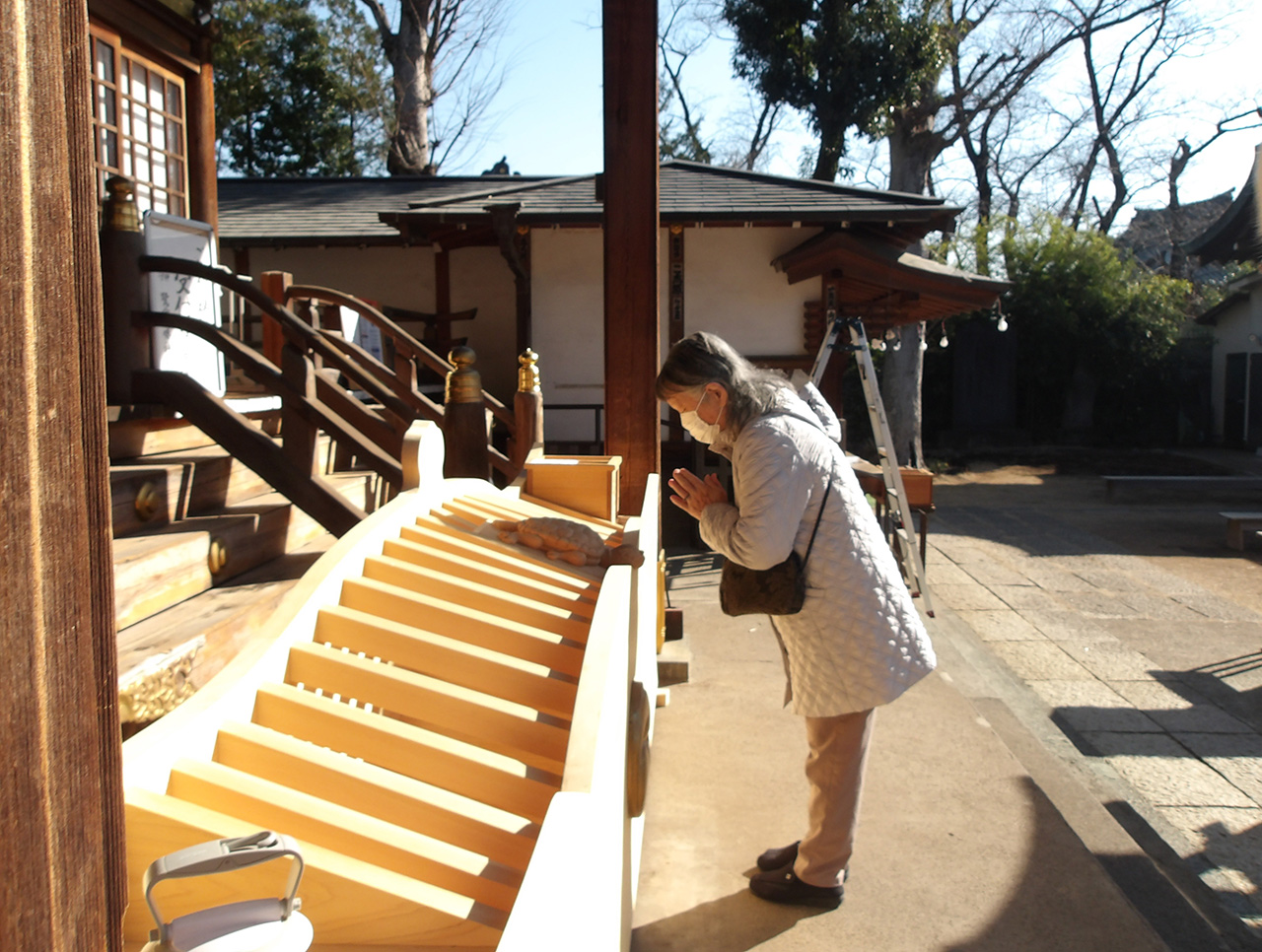 初詣へ-4 ニチイホーム野方