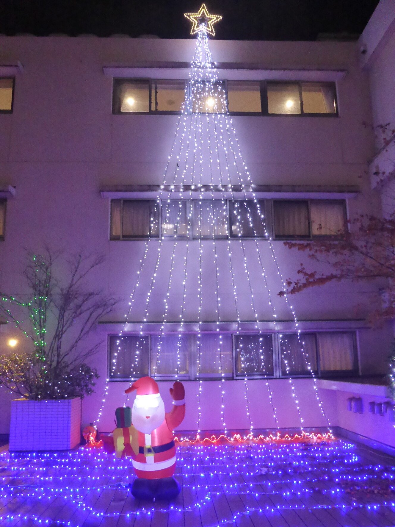 クリスマスイルミネーション-1　ニチイホーム用賀