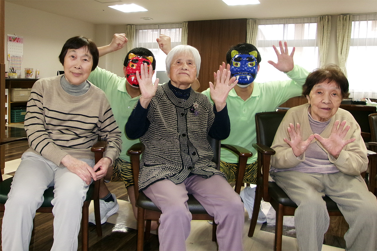 春を呼ぶ、賑やかな豆まき大会!-1 DFくずは