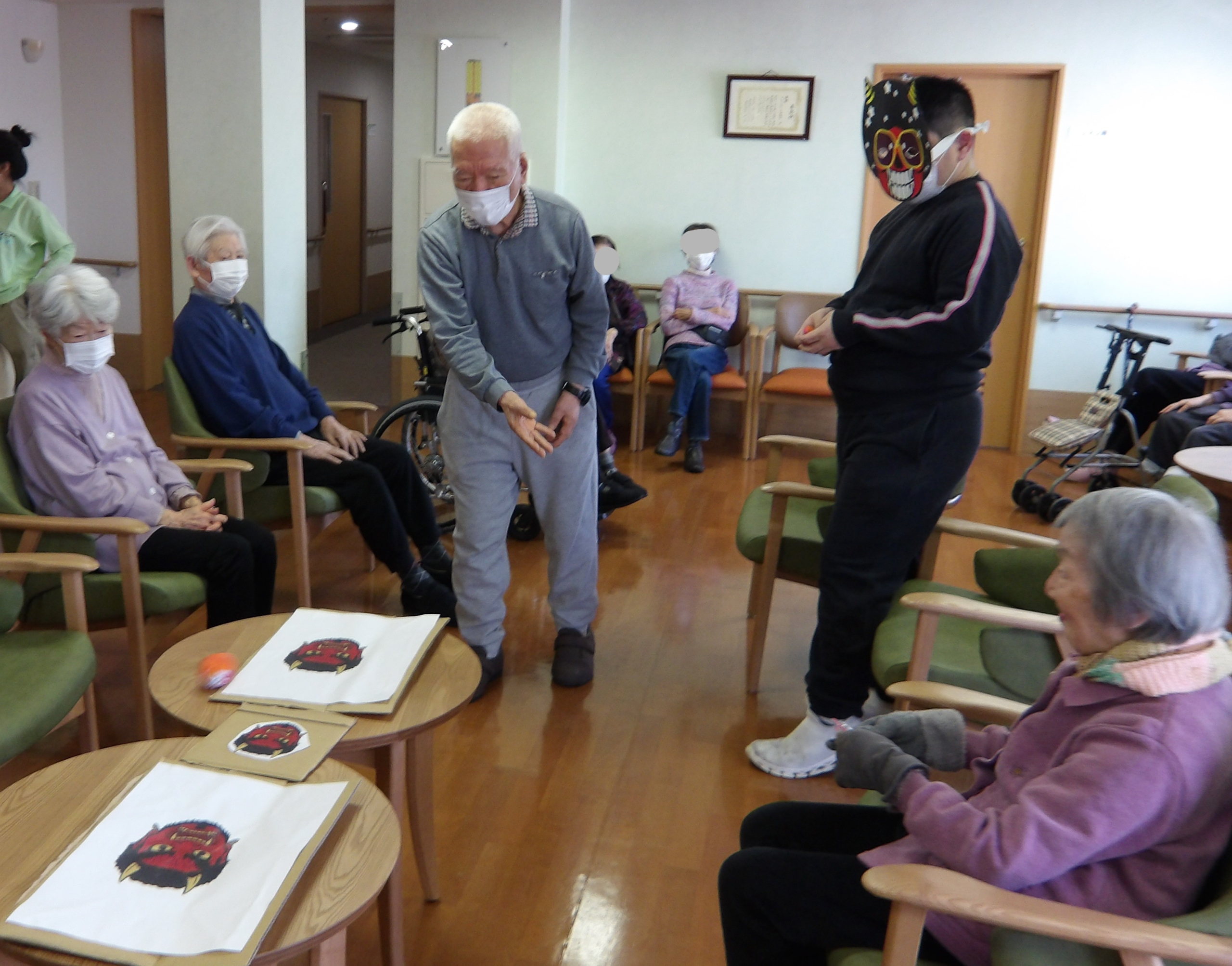 ニチイホーム東府中の節分１