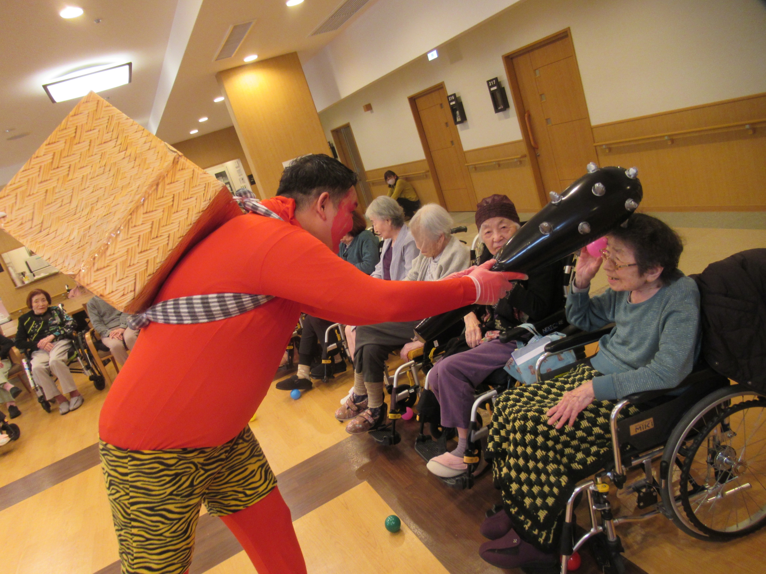 ニチイホーム目白の節分1