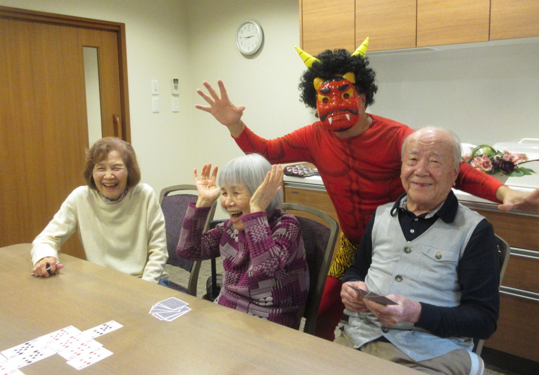 ニチイホーム用賀の節分１