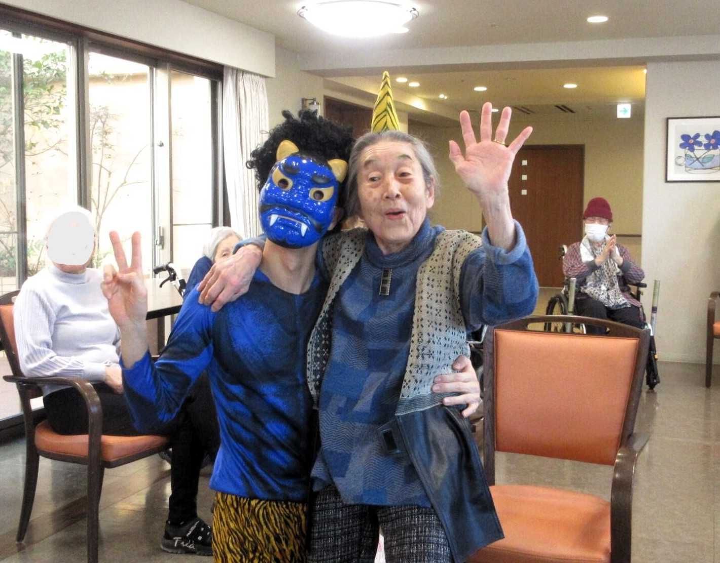 ニチイホーム用賀の節分２