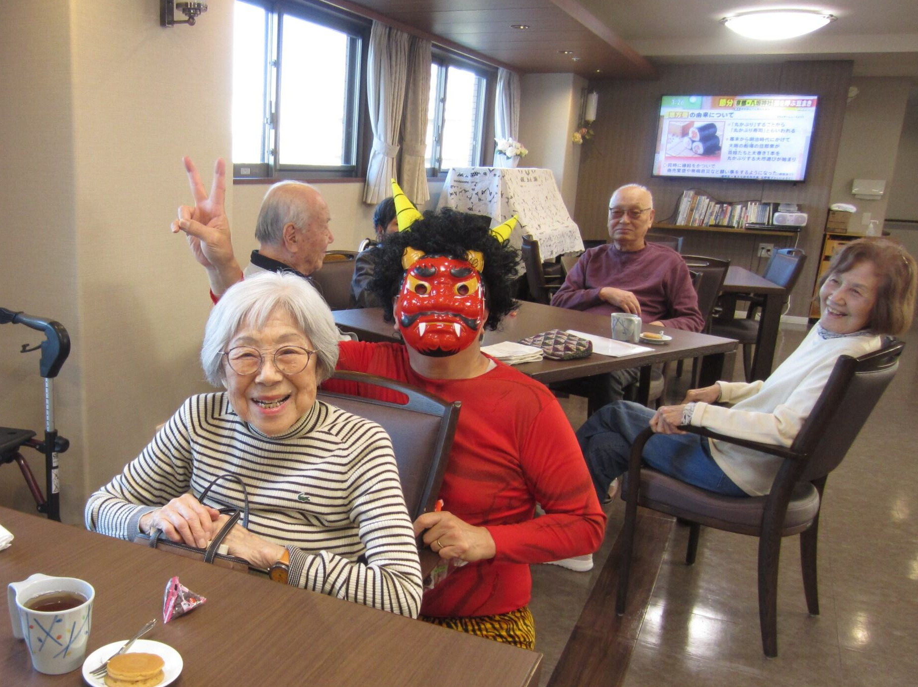 ニチイホーム用賀の節分３