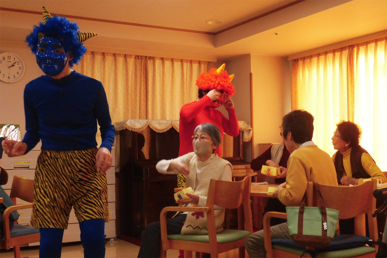 節分祭-2 ニチイホーム星ヶ丘