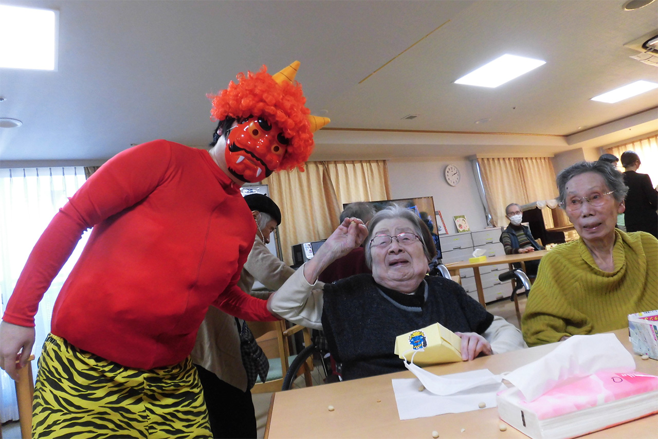 節分祭-4 ニチイホーム星ヶ丘