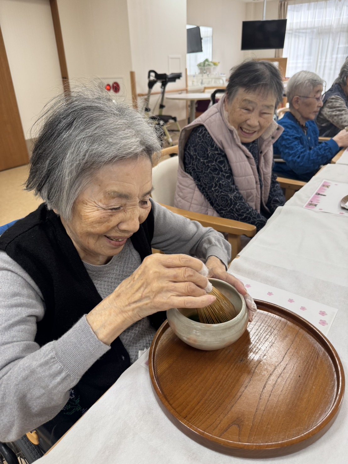 春のお茶会 -5 ニチイメゾン栗東
