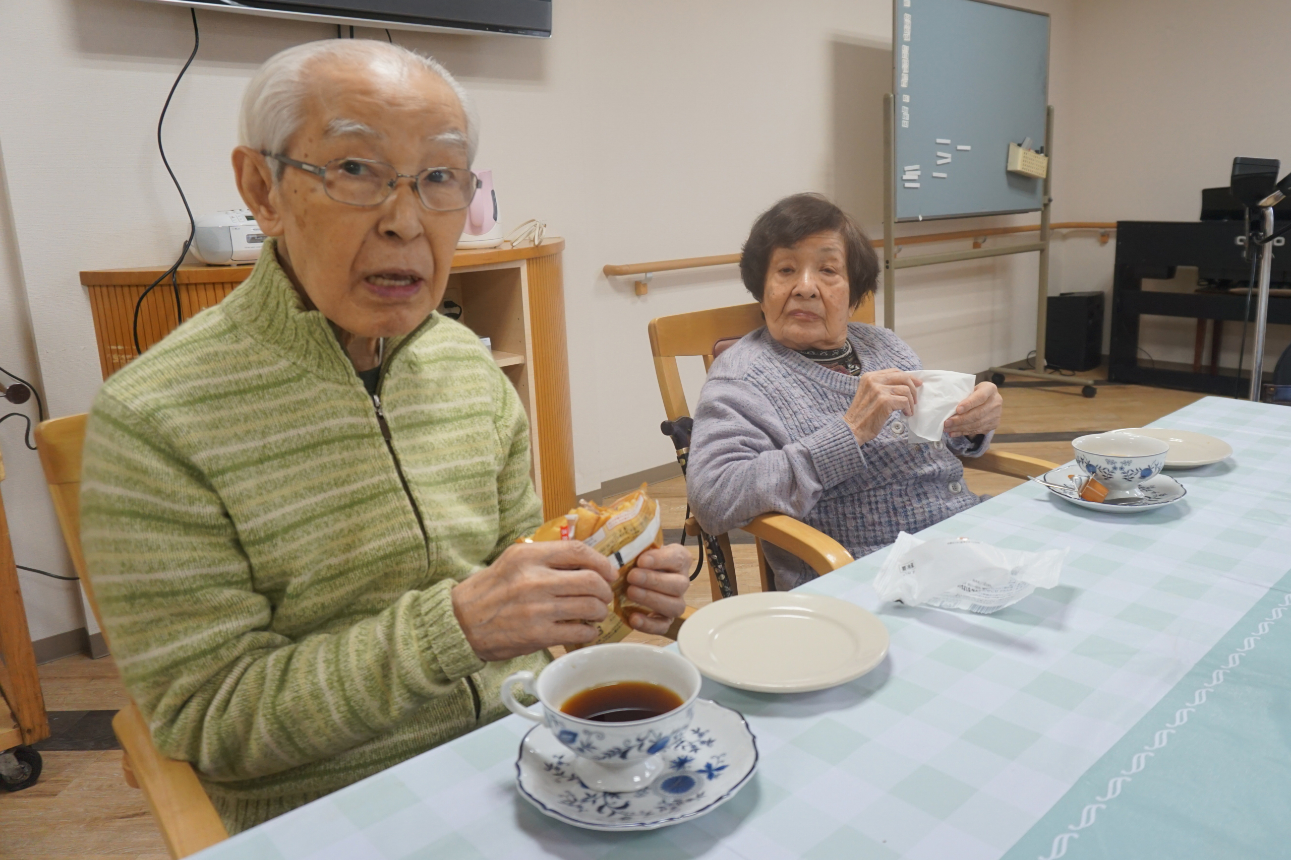 喫茶を開催しました-2 ニチイホーム練馬高野台