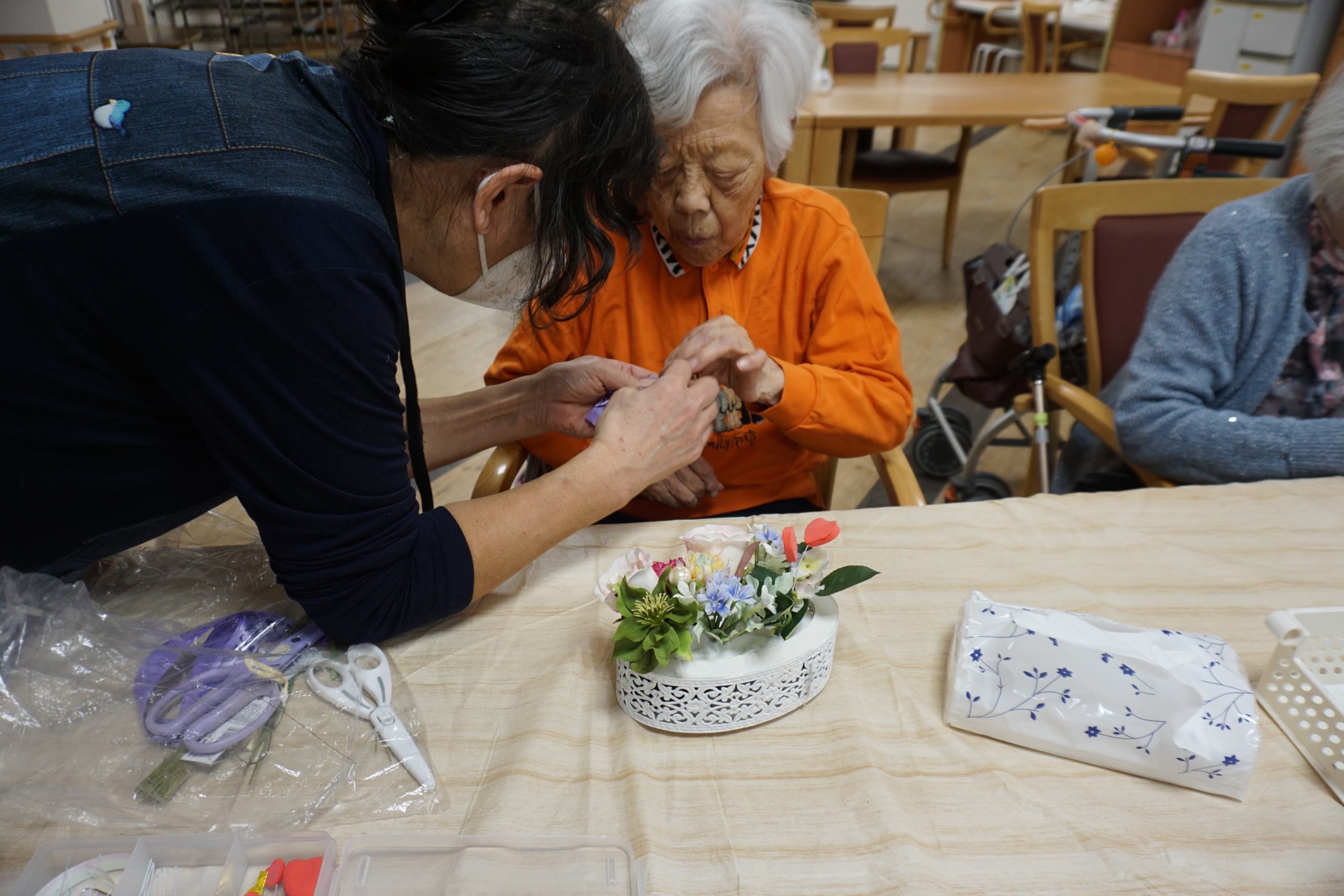 フラワーアレンジメント-2 ニチイホーム練馬高野台
