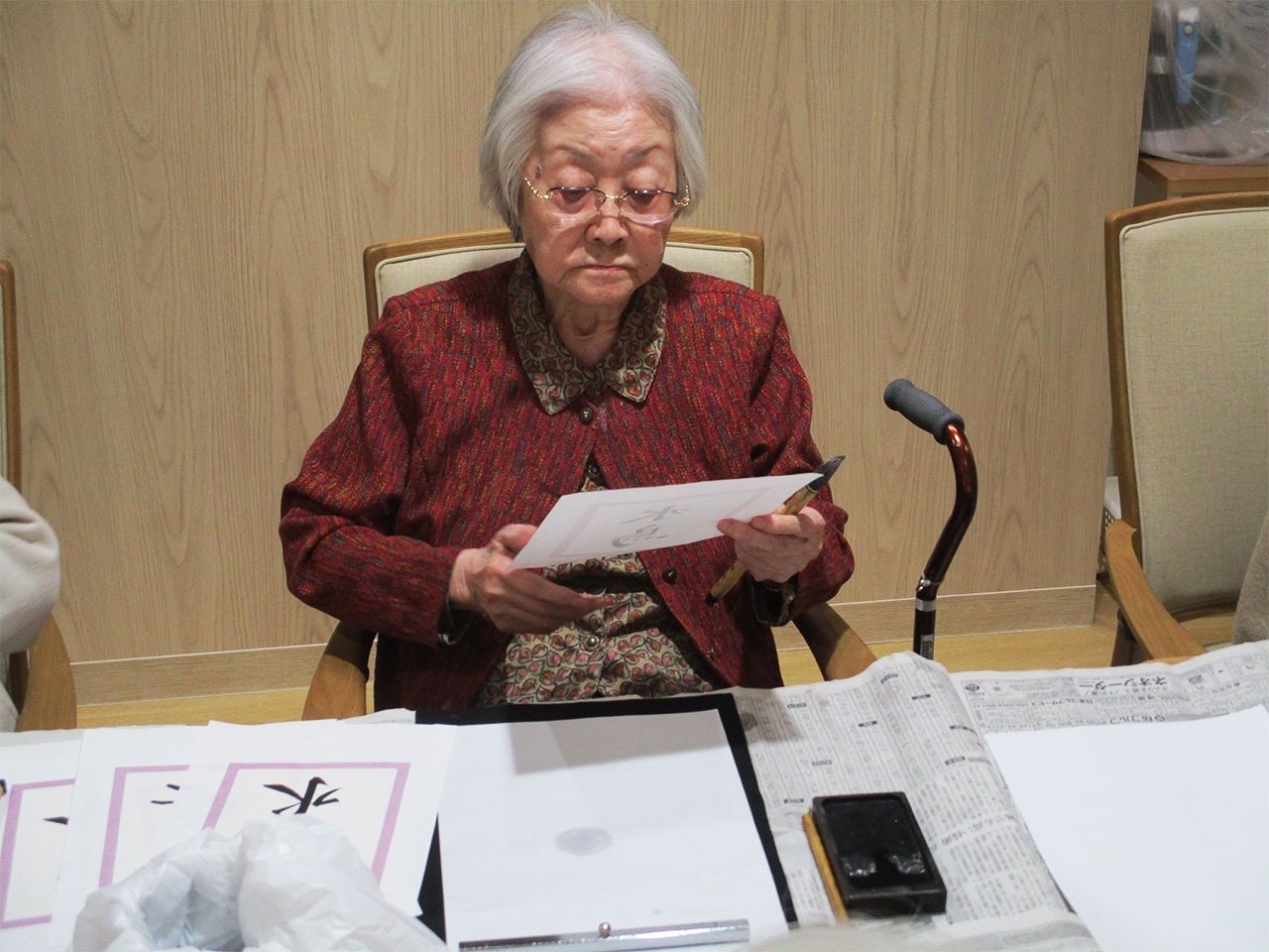 書道-3 ニチイホーム杉並堀ノ内