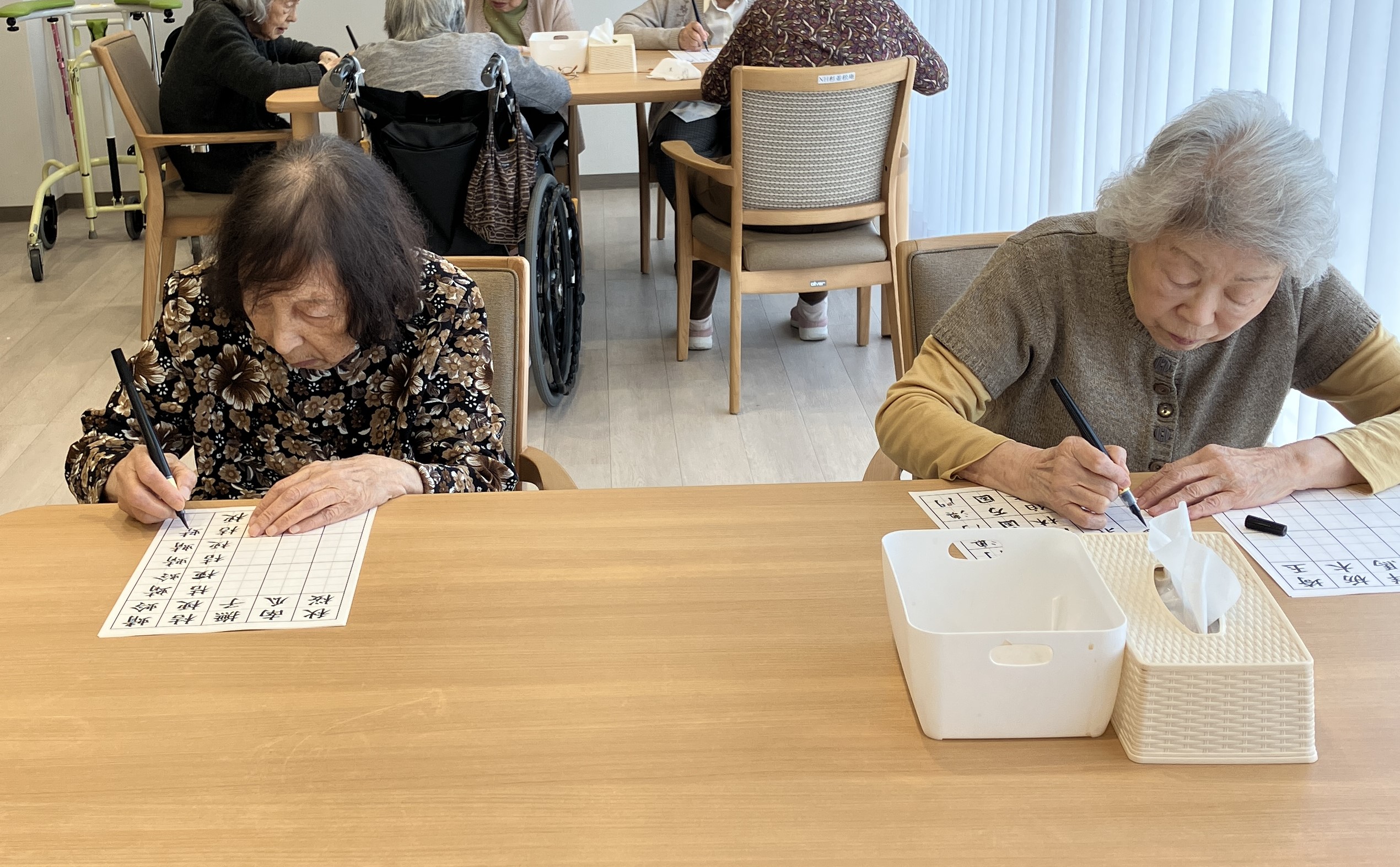 ペン習字-1 ニチイホーム杉並松庵