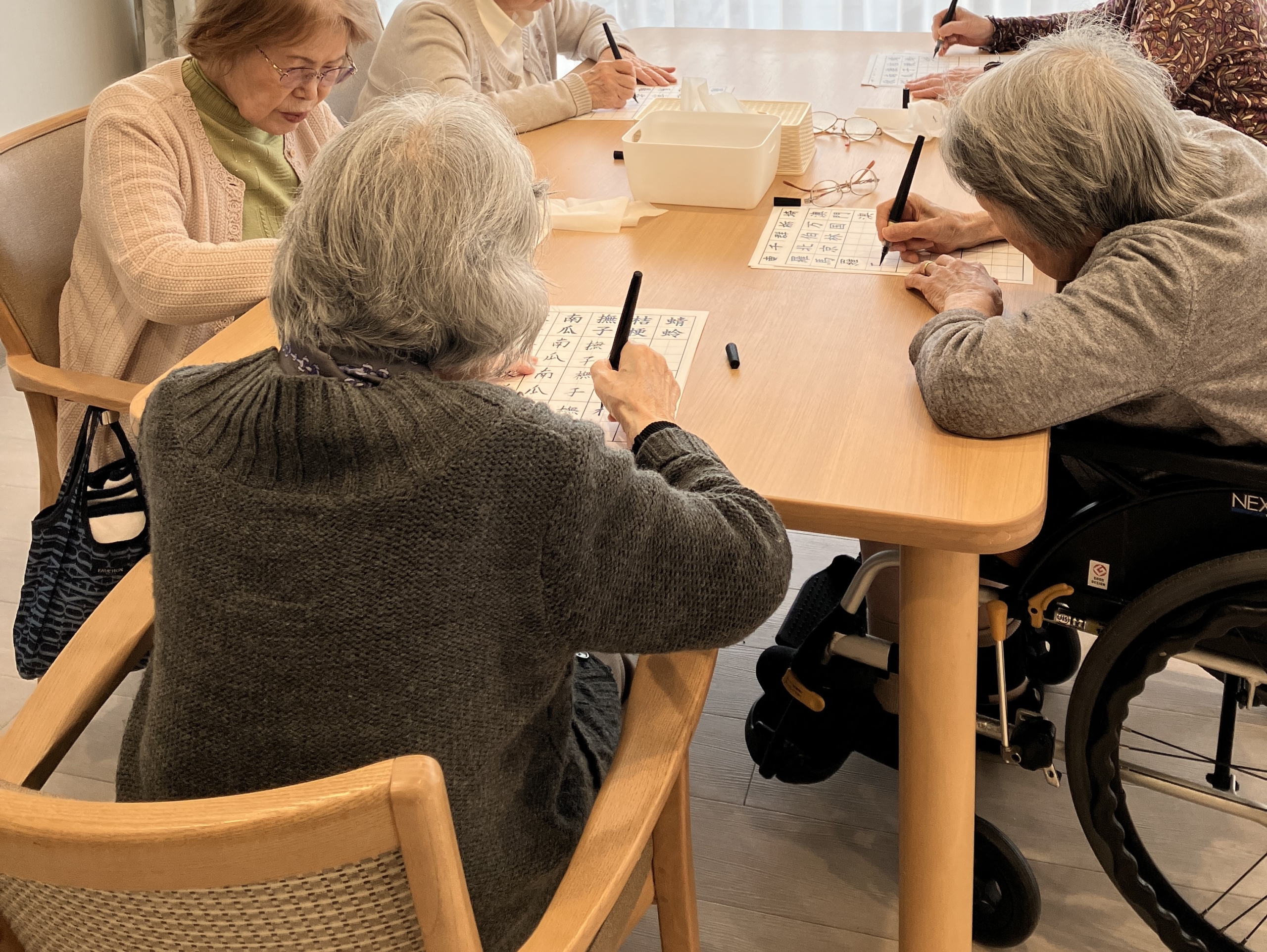 ペン習字-3 ニチイホーム杉並松庵