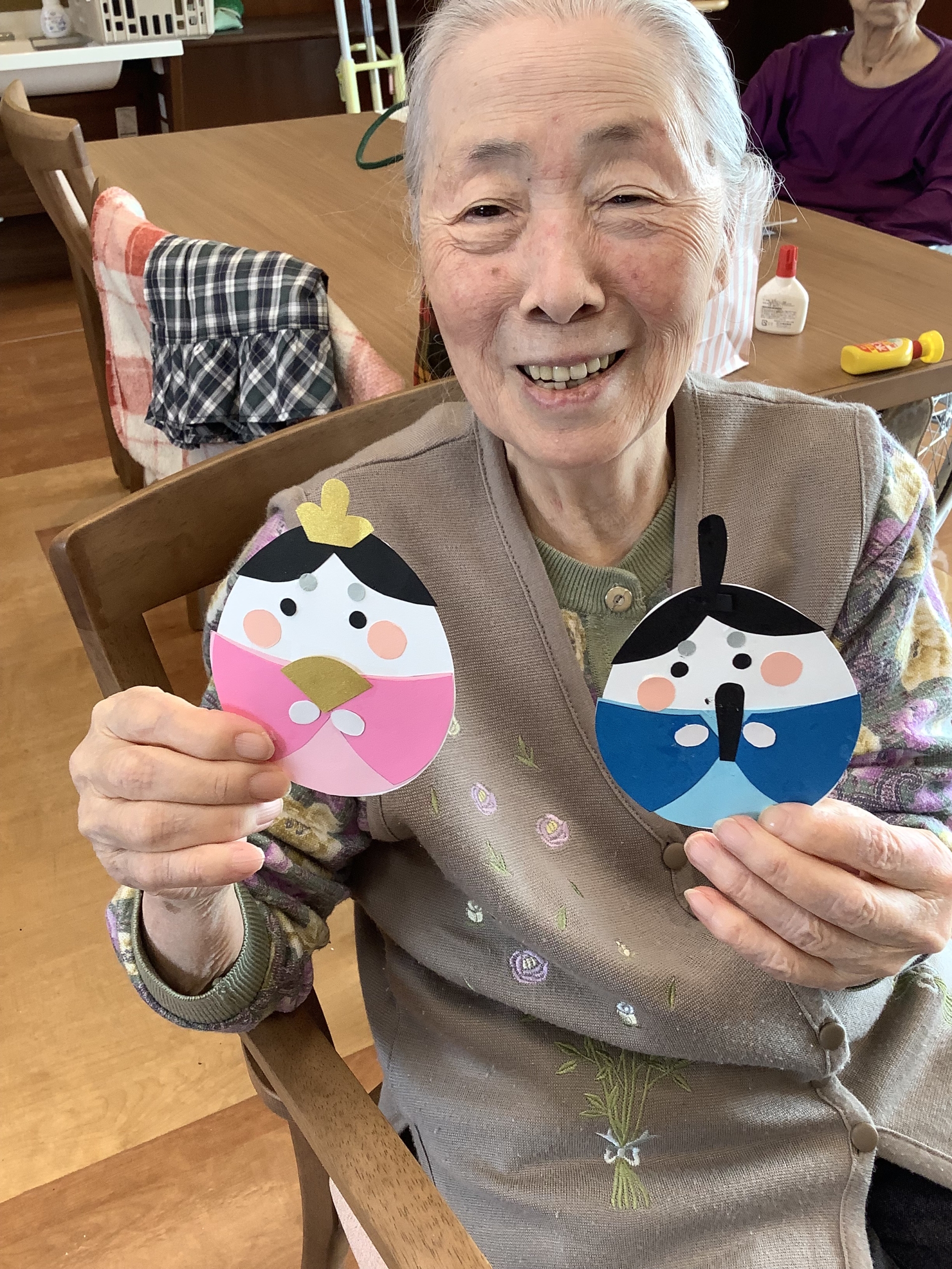 ニチイホーム江戸川のひな飾り４