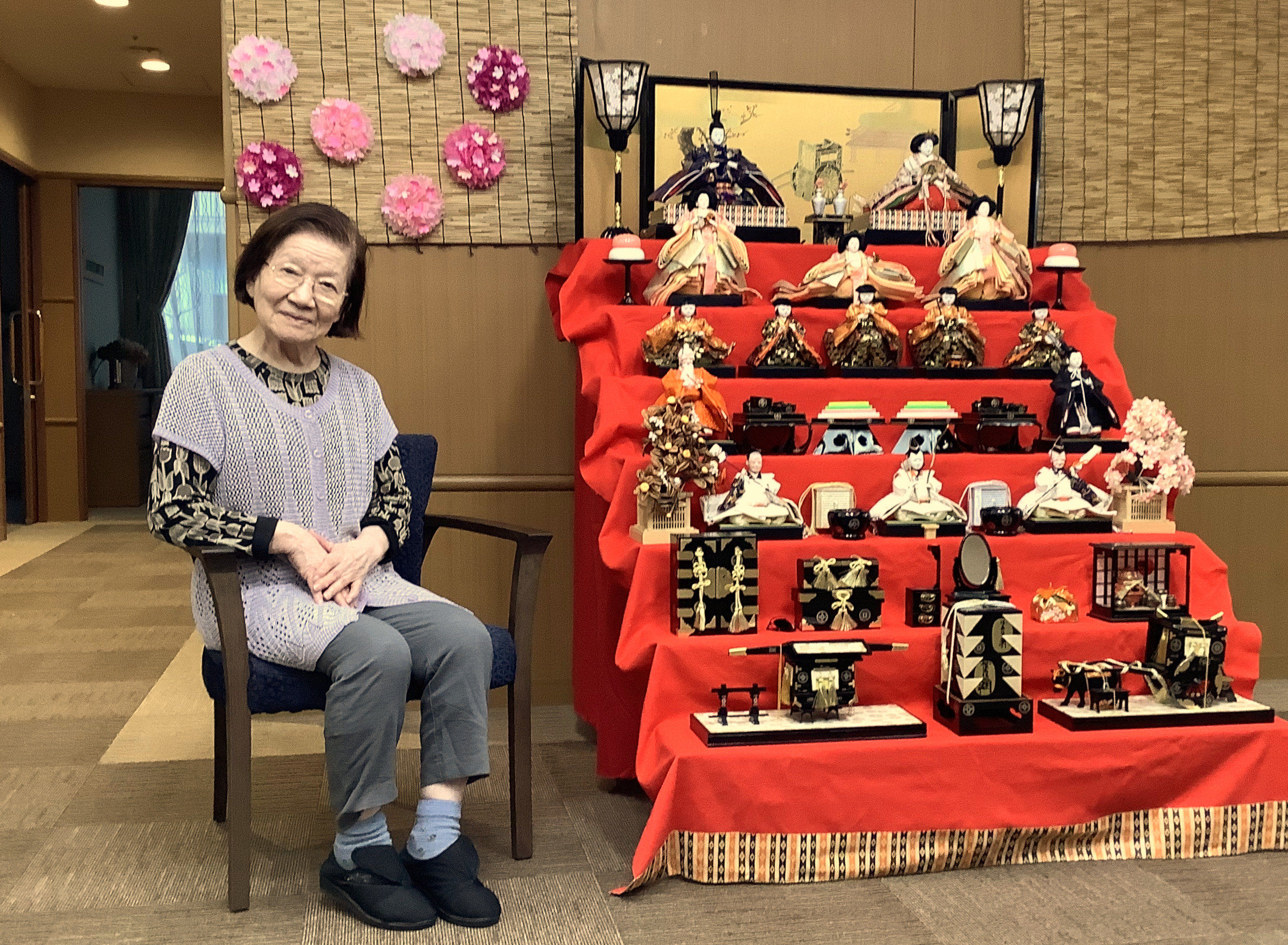 ニチイホーム江戸川のひな人形２