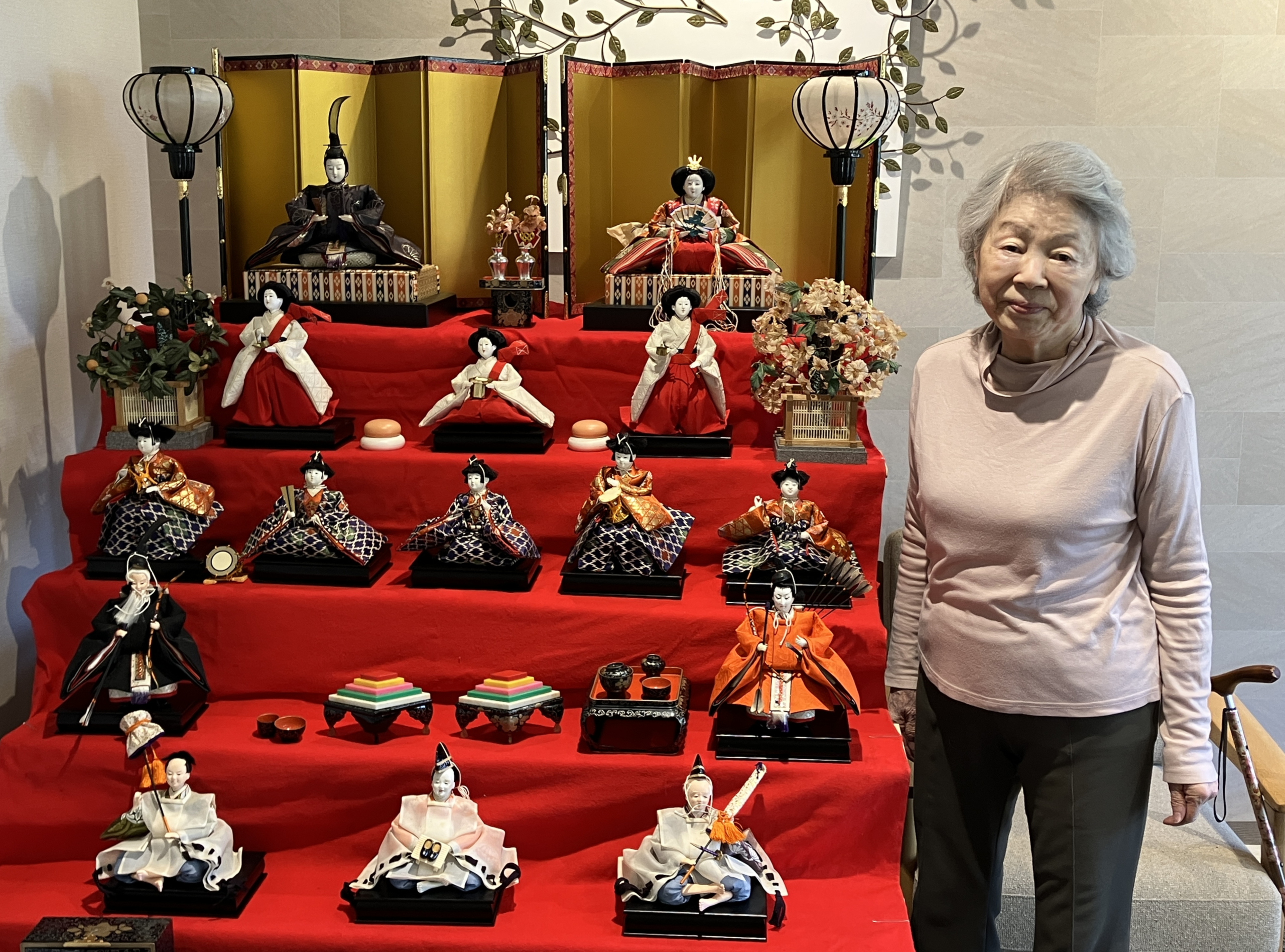 ニチイホーム杉並松庵のお雛様1