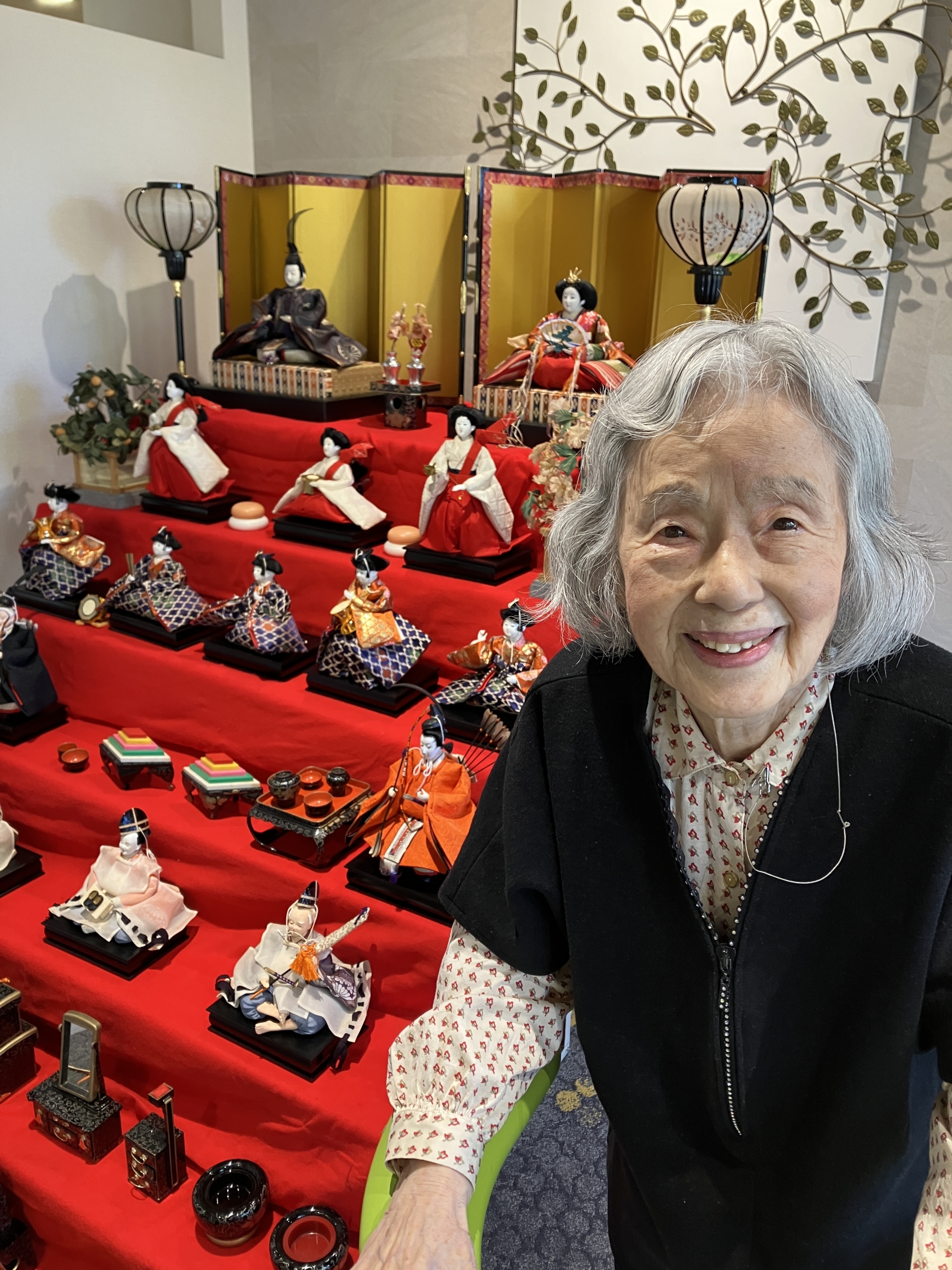 ニチイホーム杉並松庵のお雛様4