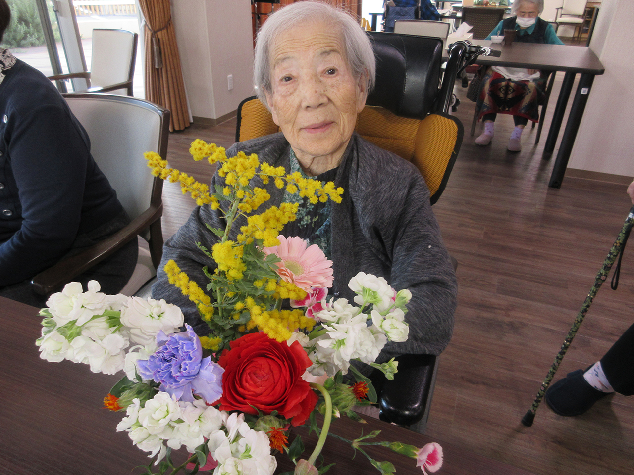 フラワーアレンジ-2 ニチイホーム戸塚